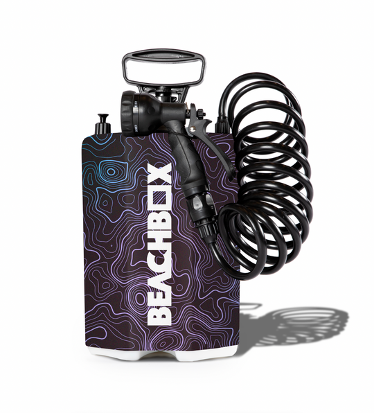 BeachBox Portable Camping Shower Tank - 'Elevation'
